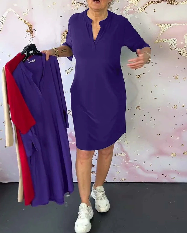 Stylish women's V-neck sleeveless maxi dress, balancing elegant design with ultimate comfort for diverse occasions.