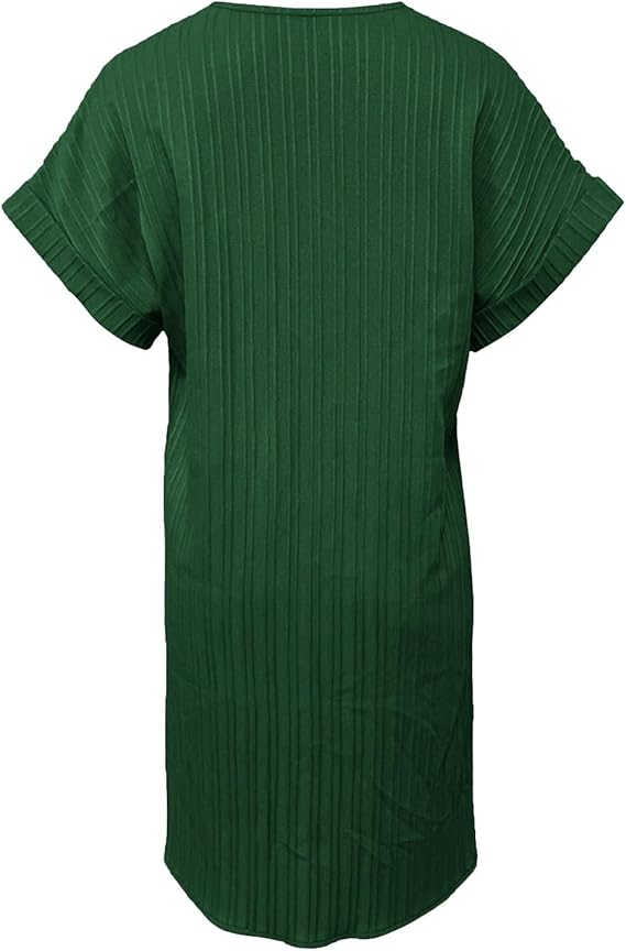 Fashionable women's V-neck summer dress, elegant design, comfortable for casual outfits, holidays, and daily wear.