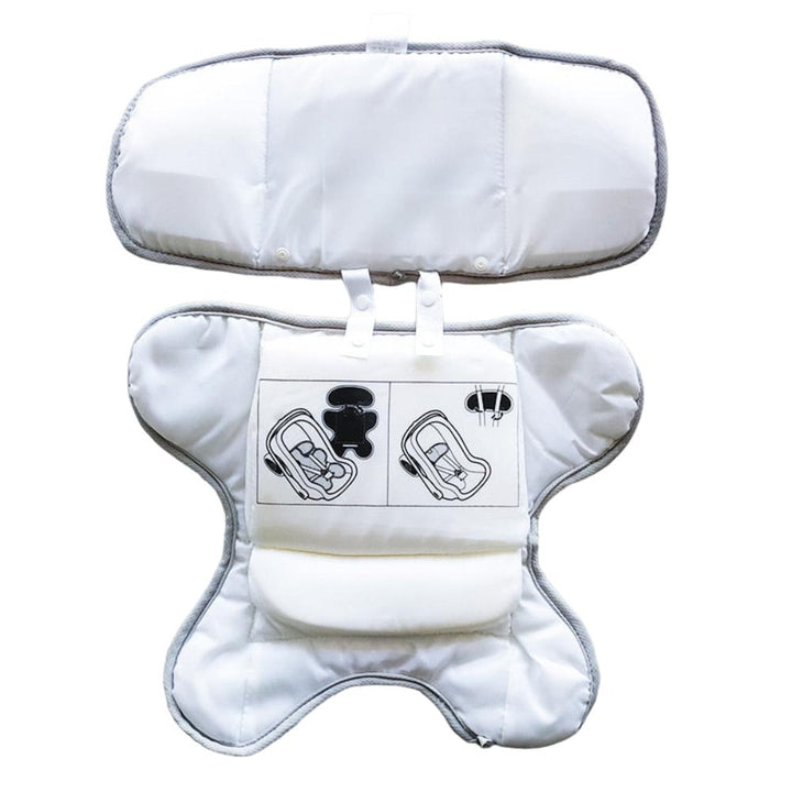 Soft, breathable infant support pad for baby comfort in strollers & car seats. Essential gear for newborn to toddler travel.
