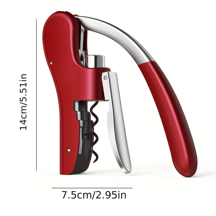 Effortless ergonomic wine bottle corkscrew. Quick & safe wine opener, perfect kitchen gadget for home & hospitality.