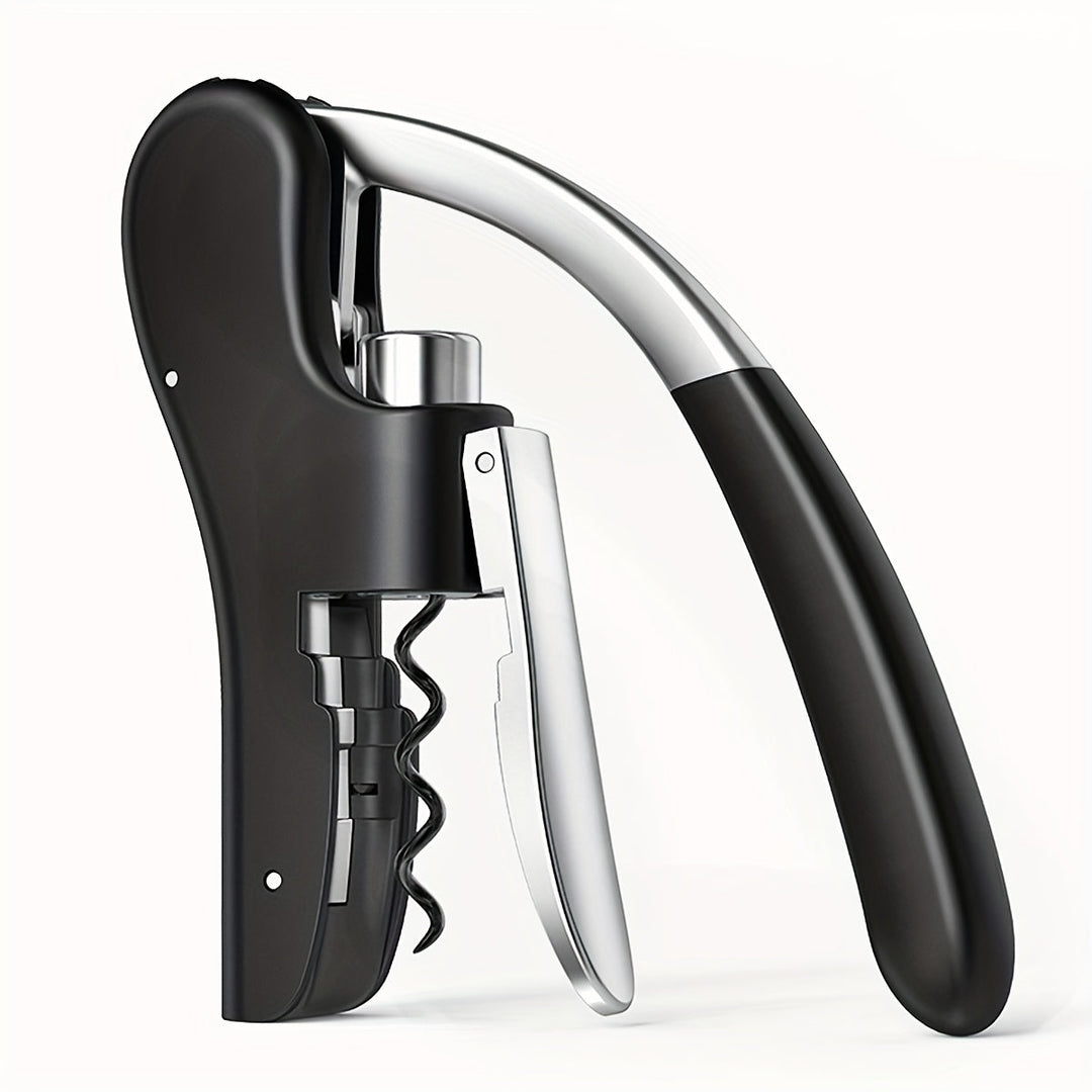 Premium ergonomic corkscrew designed for easy wine bottle opening. A reliable wine accessory for home or bar.