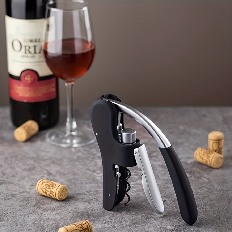Uncork with ease using this ergonomic wine bottle corkscrew. A must-have wine opener & bar tool.