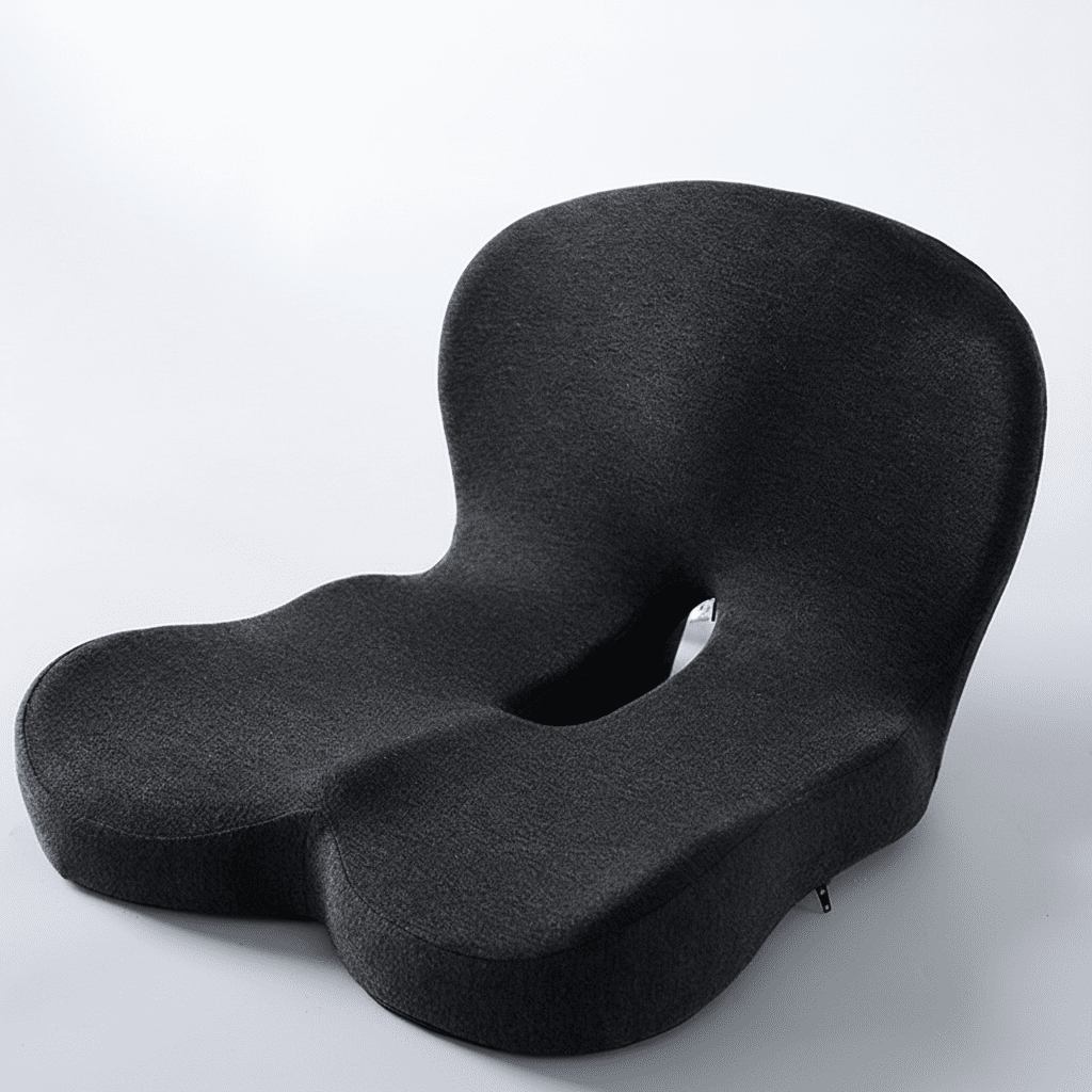 Advanced ergonomic memory foam cushion for pain-free sitting and ultimate comfort.