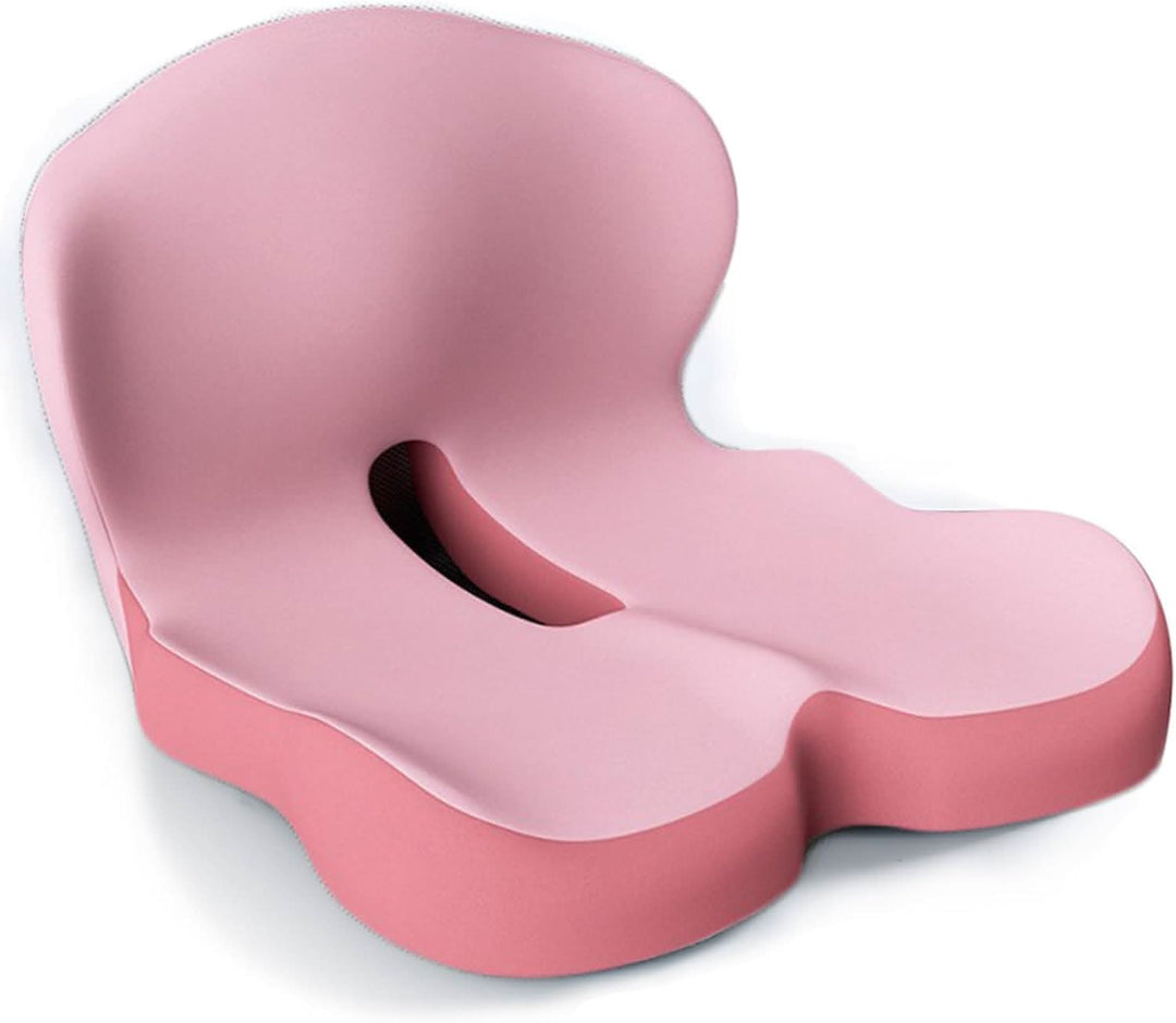 High-density memory foam seat cushion, enhancing comfort for office workers.