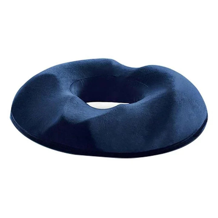 Ergonomic coccyx cushion for tailbone & hemorrhoid relief. Memory foam provides pressure relief & posture support.