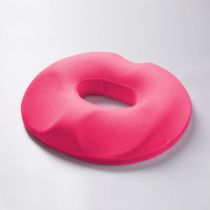Unisex ergonomic memory foam seat cushion for hemorrhoid & tailbone pain relief. Posture support & comfort.