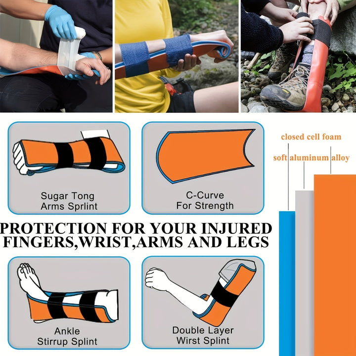 Complete emergency first aid kit with tourniquet, vital for outdoor adventures & preparedness.