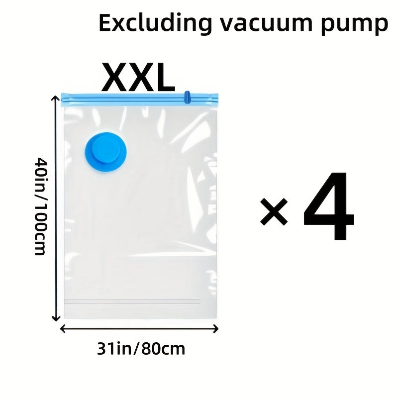 Premium space-saving vacuum bags for efficient storage of clothes, towels, and linen.
