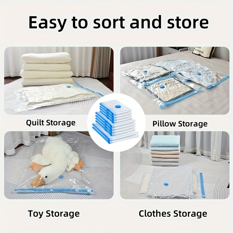 Durable, reusable vacuum storage bags for effective home and travel packing solutions.