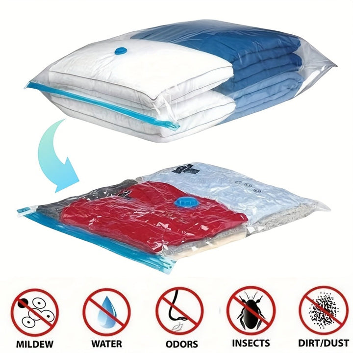 Practical waterproof vacuum storage bags for decluttering closets, attics, and garages.