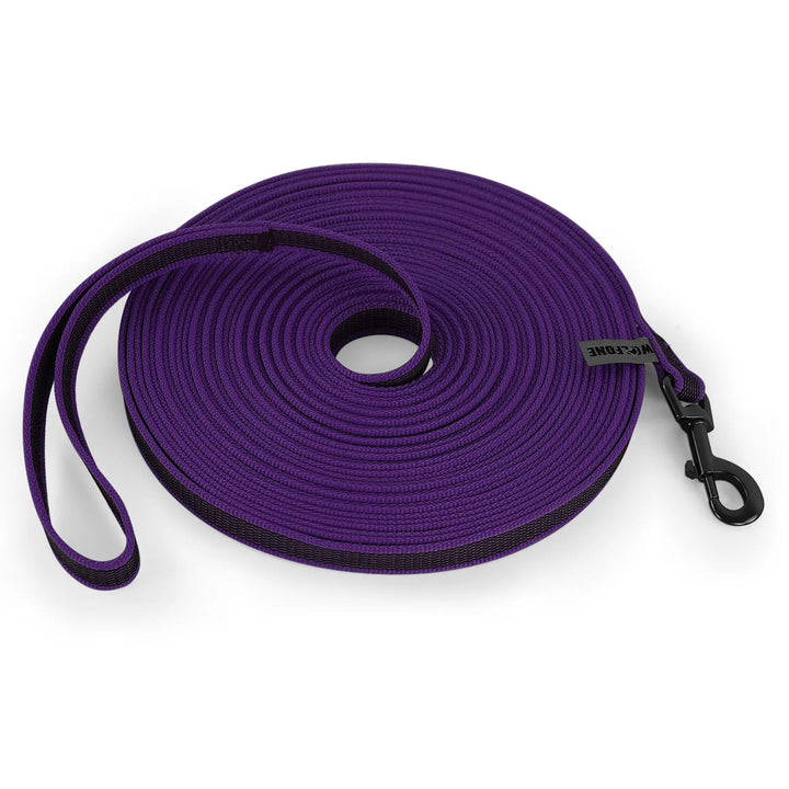 Durable waterproof dog lead, extra long design with a comfort-padded handle for secure grip.