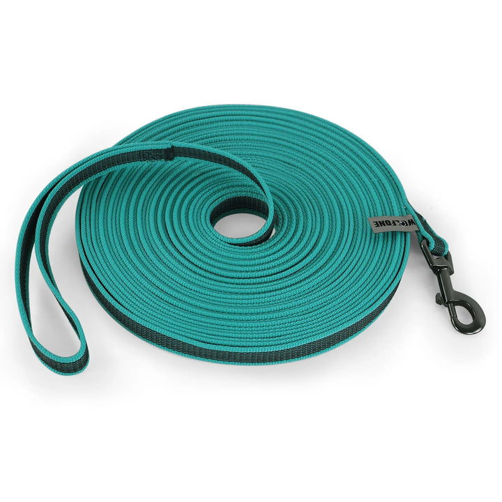 Durable extra long waterproof dog lead with a comfort-padded handle for all pet adventures.