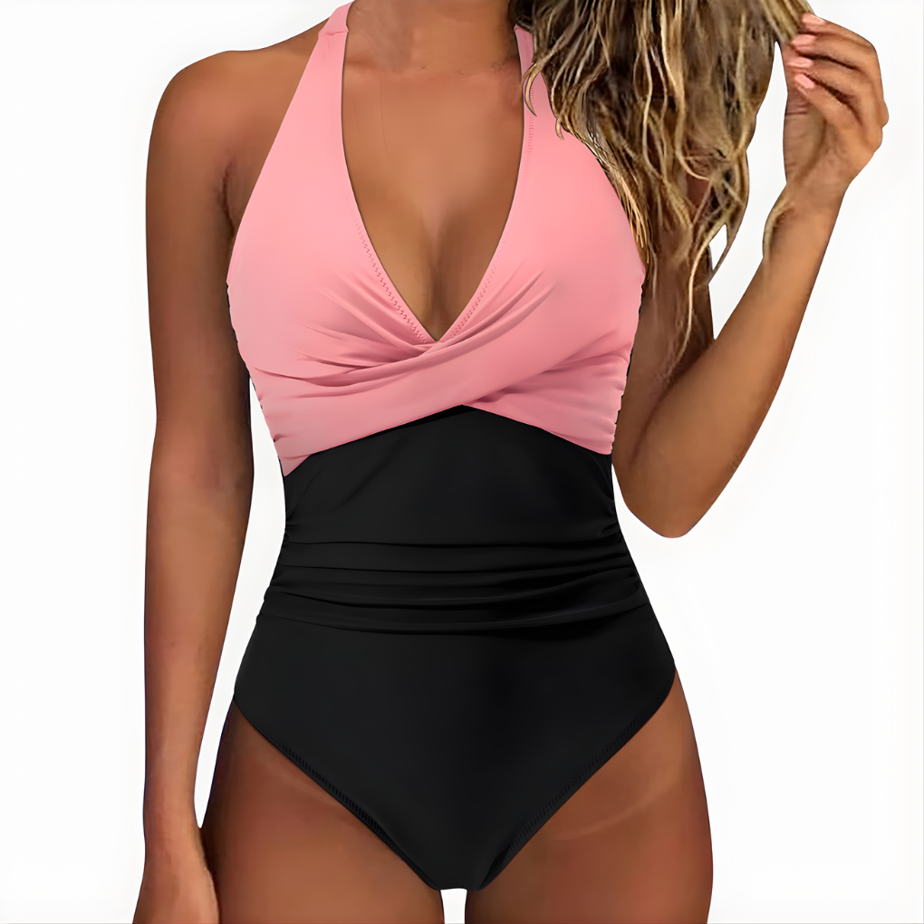 Women's full coverage one-piece swimsuit. Light shaping for a confident look.