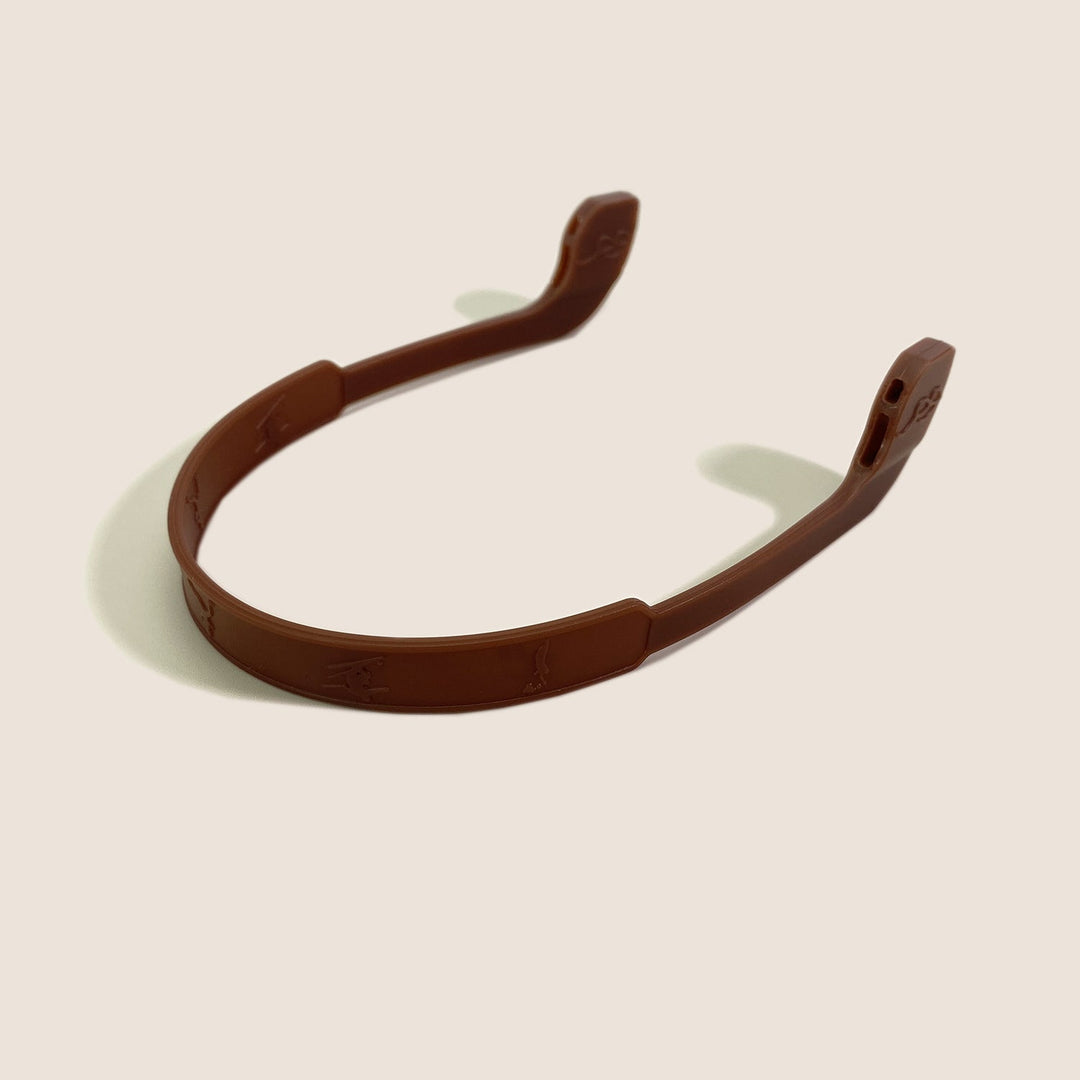 Clear silicone glasses comfort grips, a discreet accessory for a secure, flexible eyewear fit.