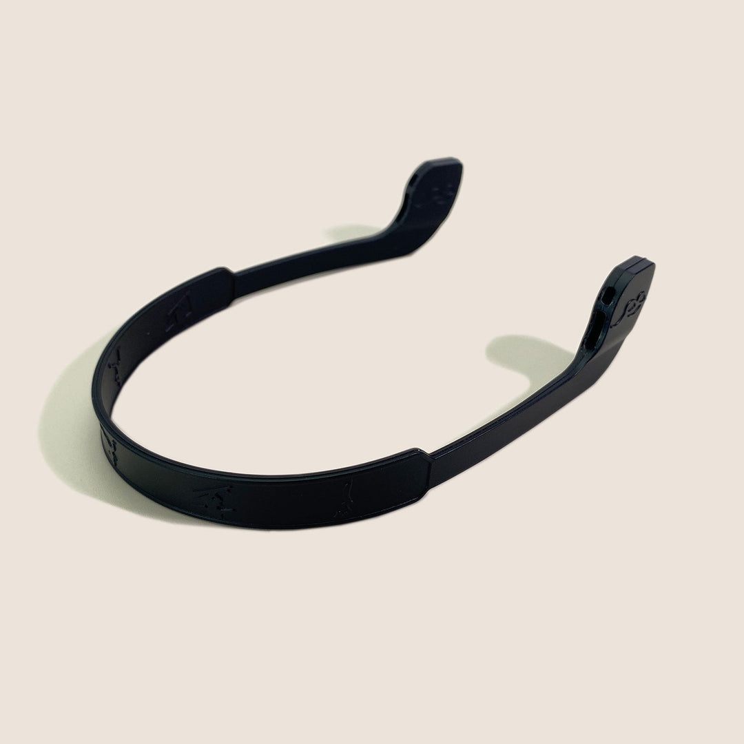 Flexible non-slip silicone ear hooks for glasses, ensuring maximum comfort and a secure fit.