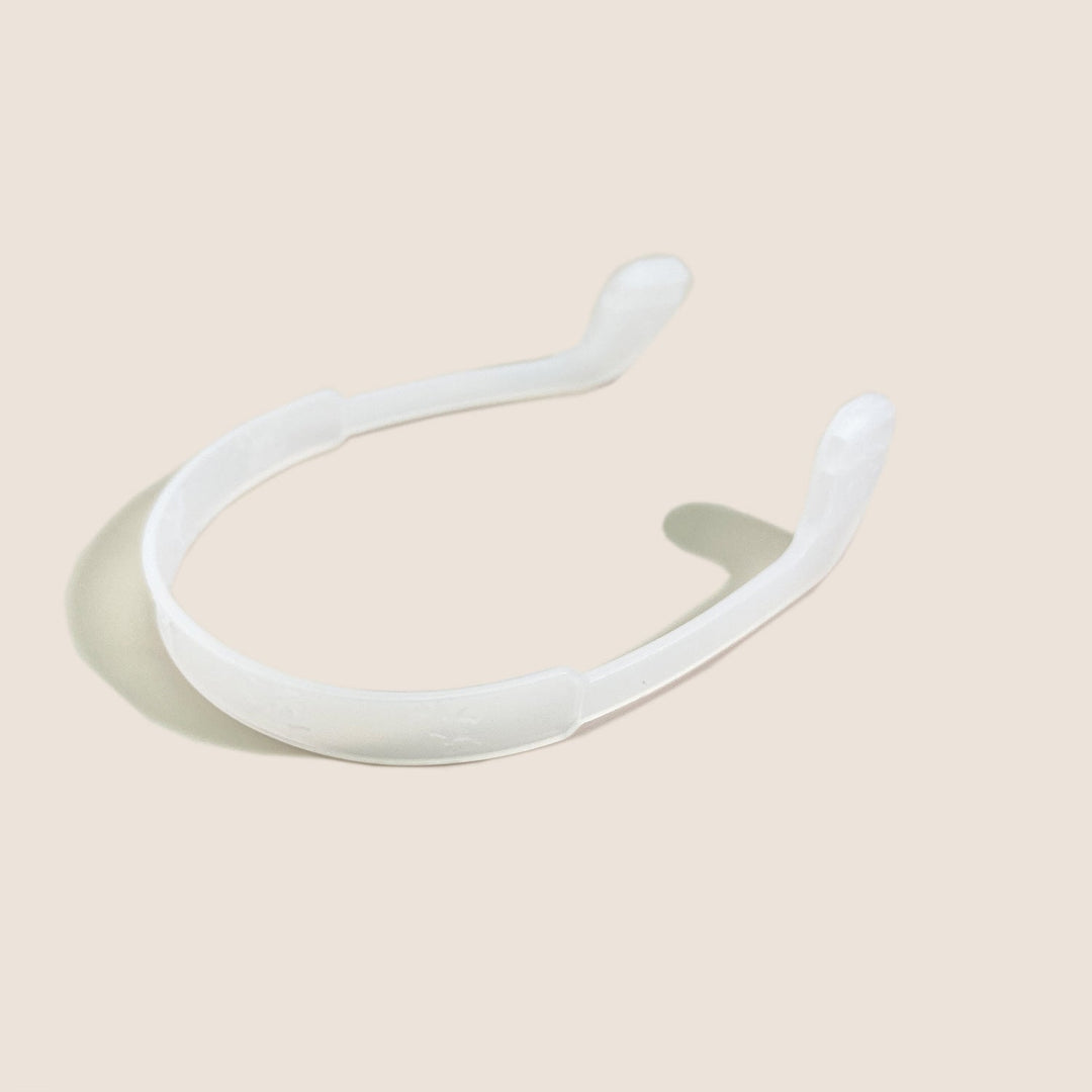 Soft silicone eyewear grips, providing a secure, non-slip solution for comfortable glasses wearing.
