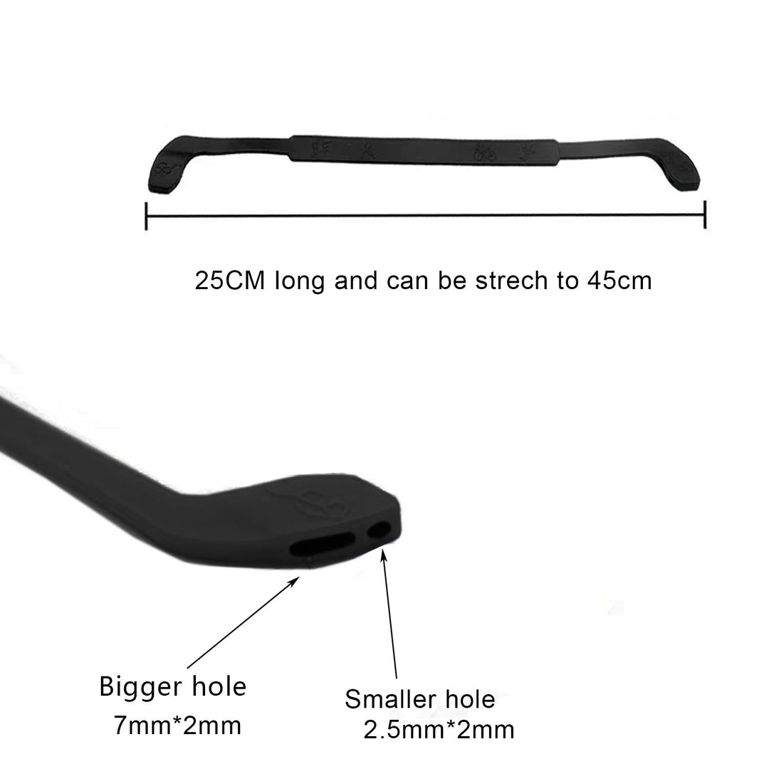 Non-slip comfort grips, essential glasses accessory for a secure, flexible eyewear fit.