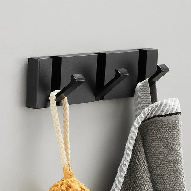 Simple foldable wall hook, an effective space-saving solution for home organization.