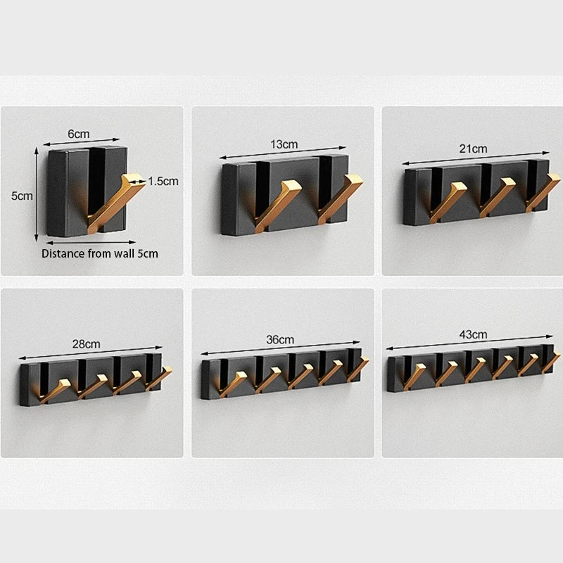 Discreet foldable towel hook for bathroom, enhancing storage & decor, home organization.