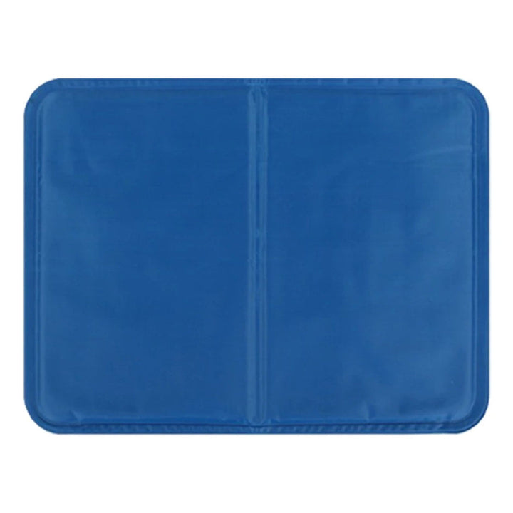 Foldable gel dog cooling mat, portable pet pad for travel & instant summer heat relief.