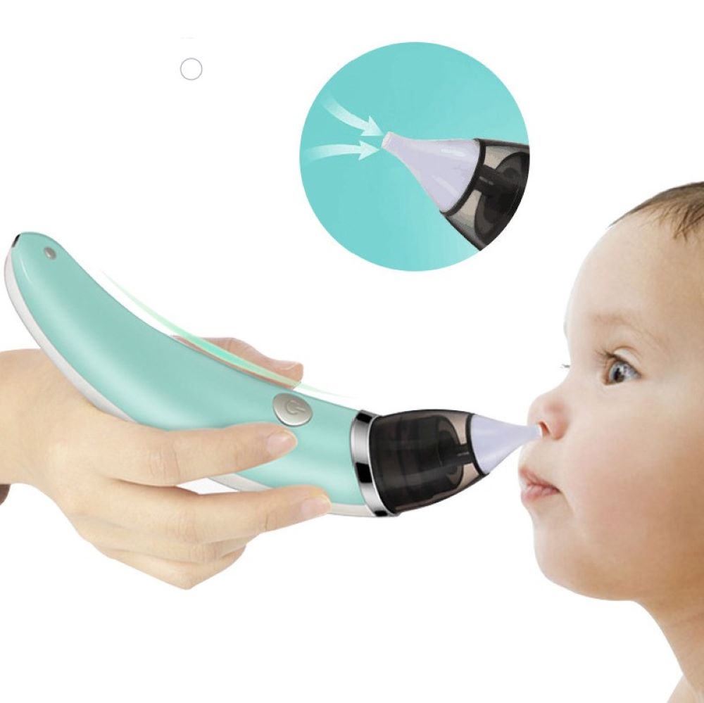 Gentle Baby Electric Nasal Aspirator providing clear breathing for infants & newborns. Quiet & safe congestion relief.