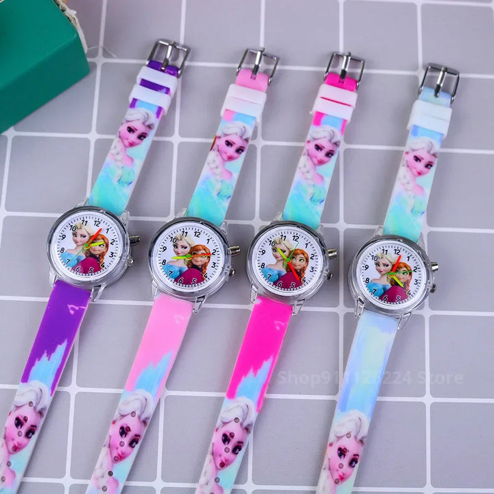 Bright glow-in-the-dark children's watch, making time telling fun in the dark. Great for kids.