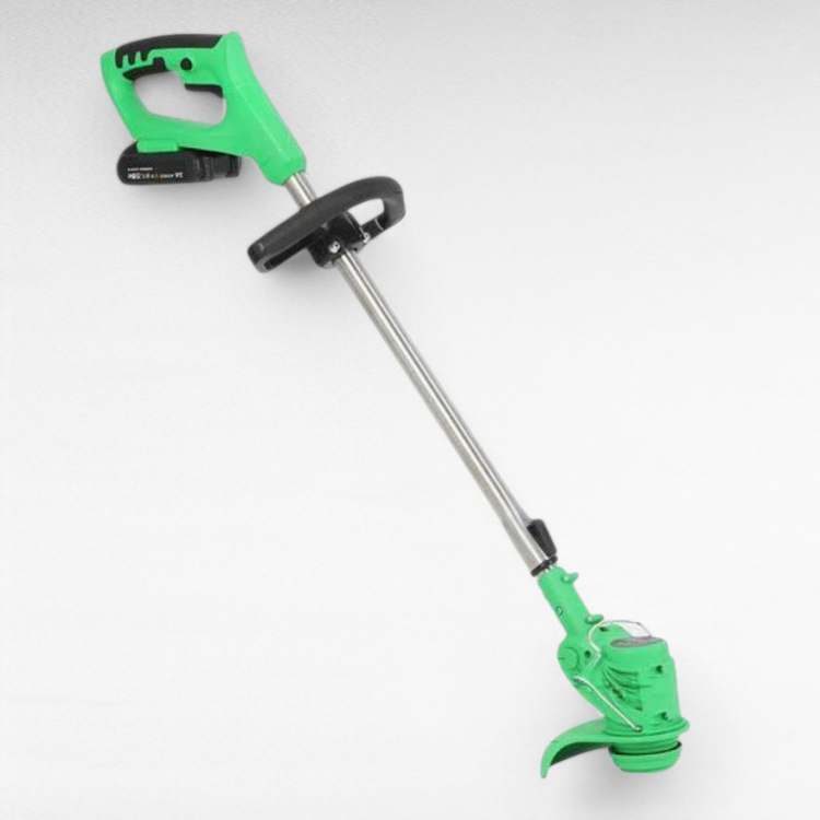 Easy-to-use green cordless grass trimmer for quick and efficient yard maintenance.