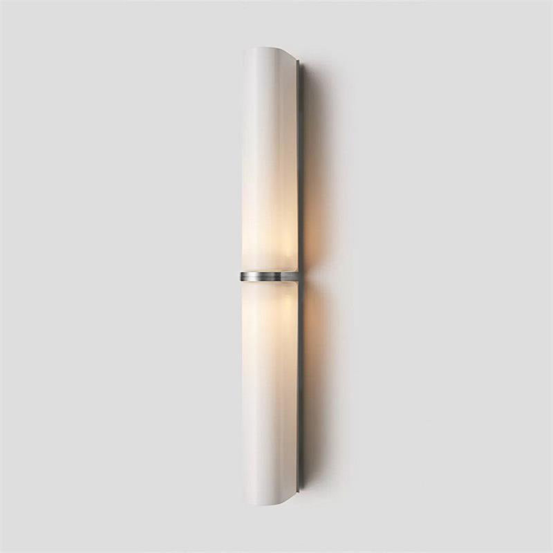 Elegant Greymi LED wall lamp. Hand-blown glass design. Modern interior lighting for any room.