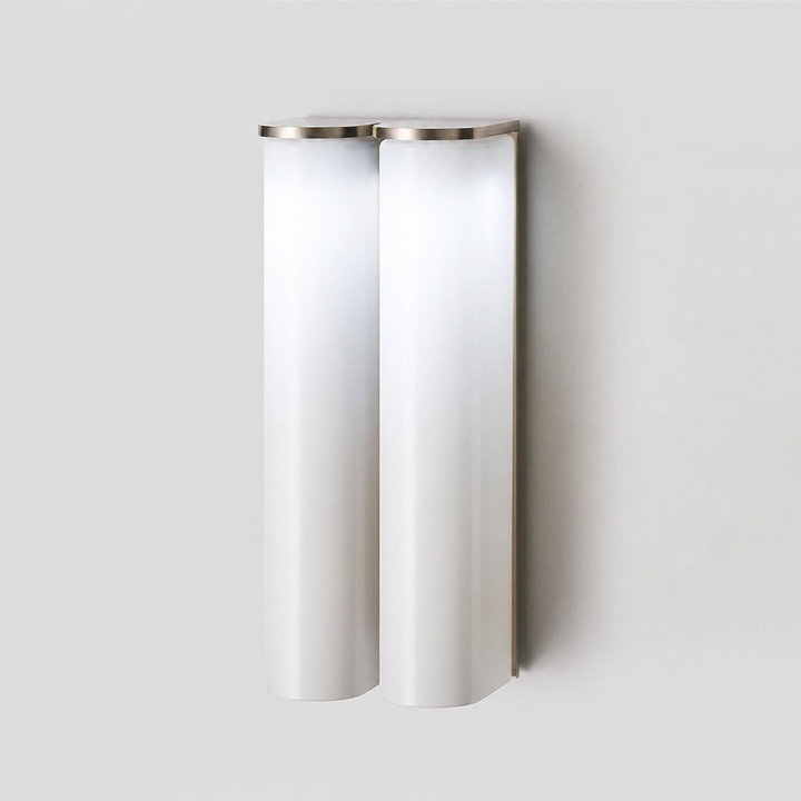 Greymi LED wall lamp. Modern lighting, hand-blown glass. Perfect for a chic entryway.