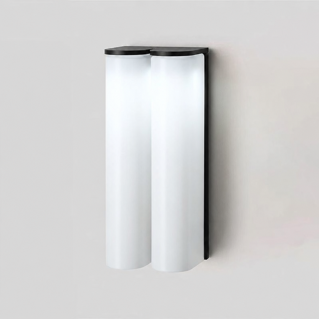 Greymi Modern LED Wall Lamp. Hand-blown glass, a contemporary and decorative lighting fixture.