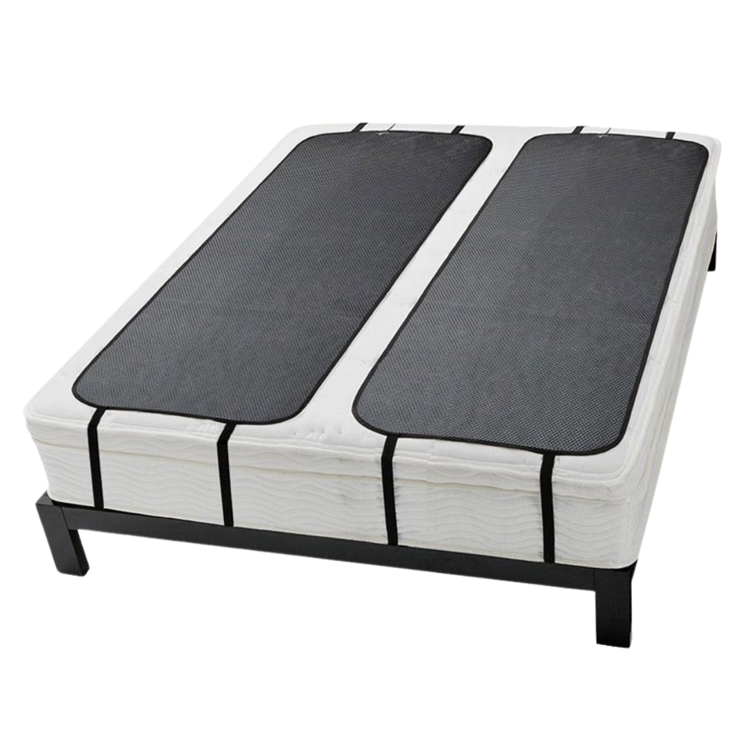 Grounding sleep pad for natural wellness, reduces stress & promotes better sleep. Earthing benefits.