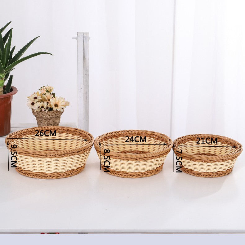 Unisex woven storage basket in natural tones, a handcrafted solution for modern home organization. Eco-friendly decor.