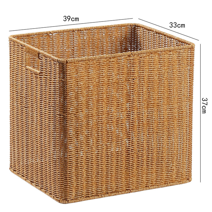 Classic handcrafted wicker storage, a timeless home essential.