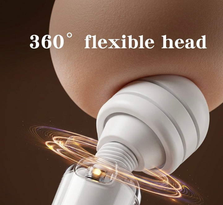 Powerful 20-speed handheld vibrating massager for customizable deep tissue muscle relief & full body relaxation.