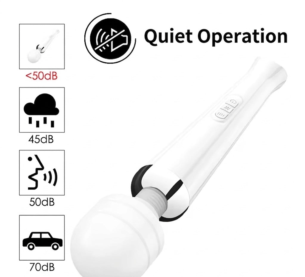 Experience muscle relief & relaxation with this portable 20-speed handheld percussion body massager. Flexible design.