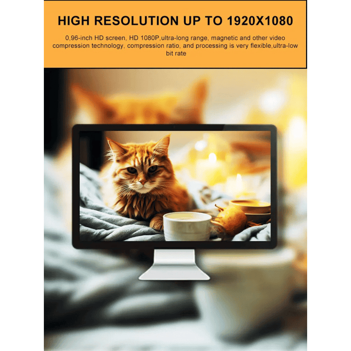 Wide-angle HD pet camera designed for cat and dog collars, a must-have pet tech accessory.