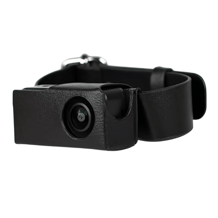 Compact pet camera for collars, recording HD video from your dog's or cat's perspective.
