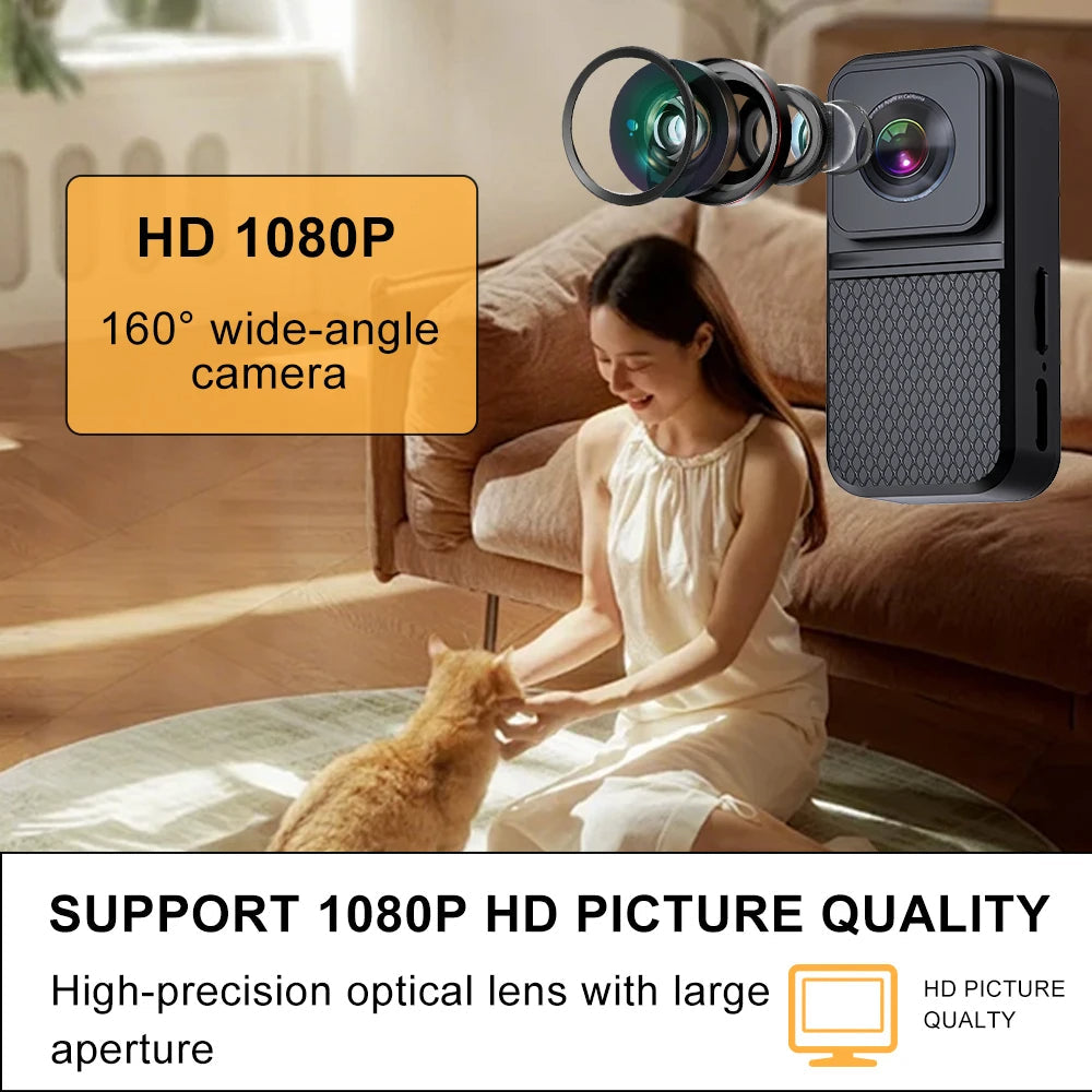 Innovative pet exploration camera: HD collar cam for dogs & cats with wide-angle view.