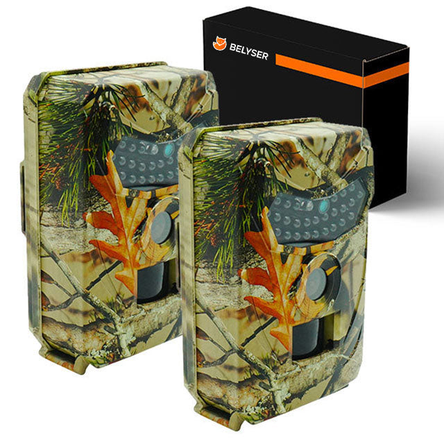 High-definition wildlife trail camera. Motion detection, night vision. Durable, waterproof, ideal for nature & hunting.