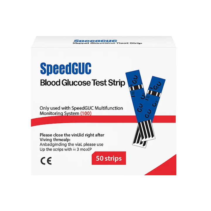 Easy-to-use health monitor test strips & lancets for quick, accurate tracking of blood glucose, cholesterol, uric acid.