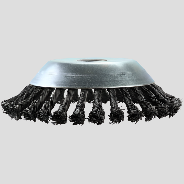 Robust carbon steel trimmer head for professional-grade weed removal, a must-have for heavy-duty landscaping.