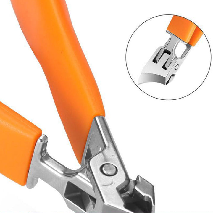 Precision heavy-duty nail clipper. Designed for ingrown and very thick nails, comfortable & anti-splash.