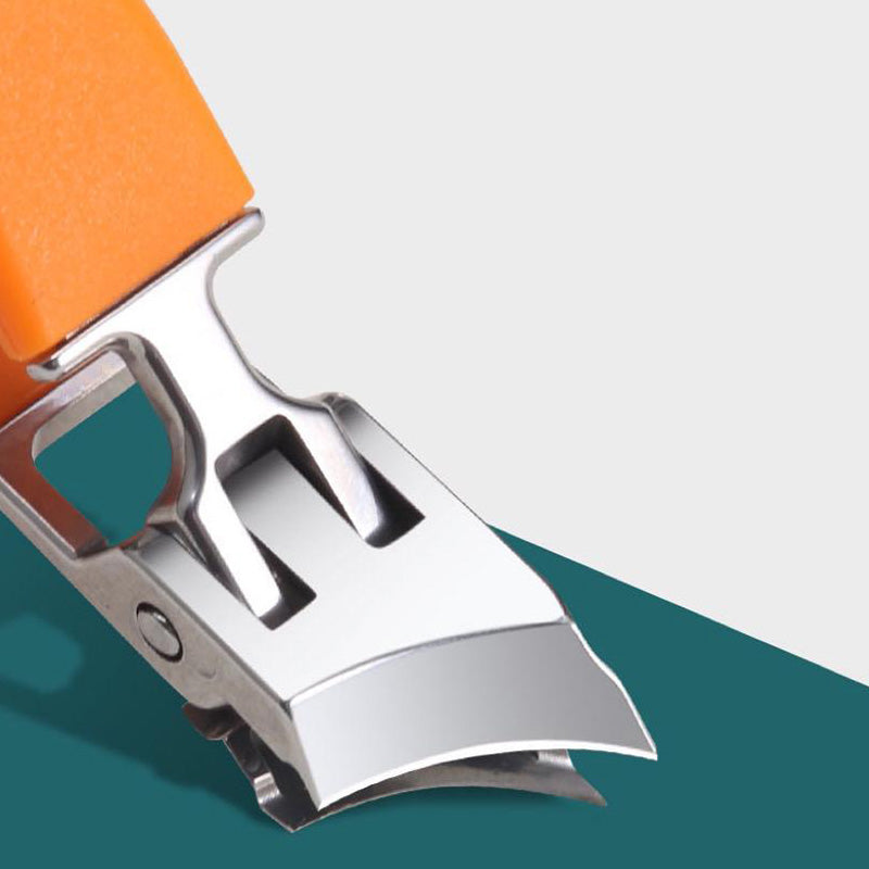 Nail clippers for thick toenails. Ergonomic, extra strong, and anti-splash, perfect for difficult nail care.