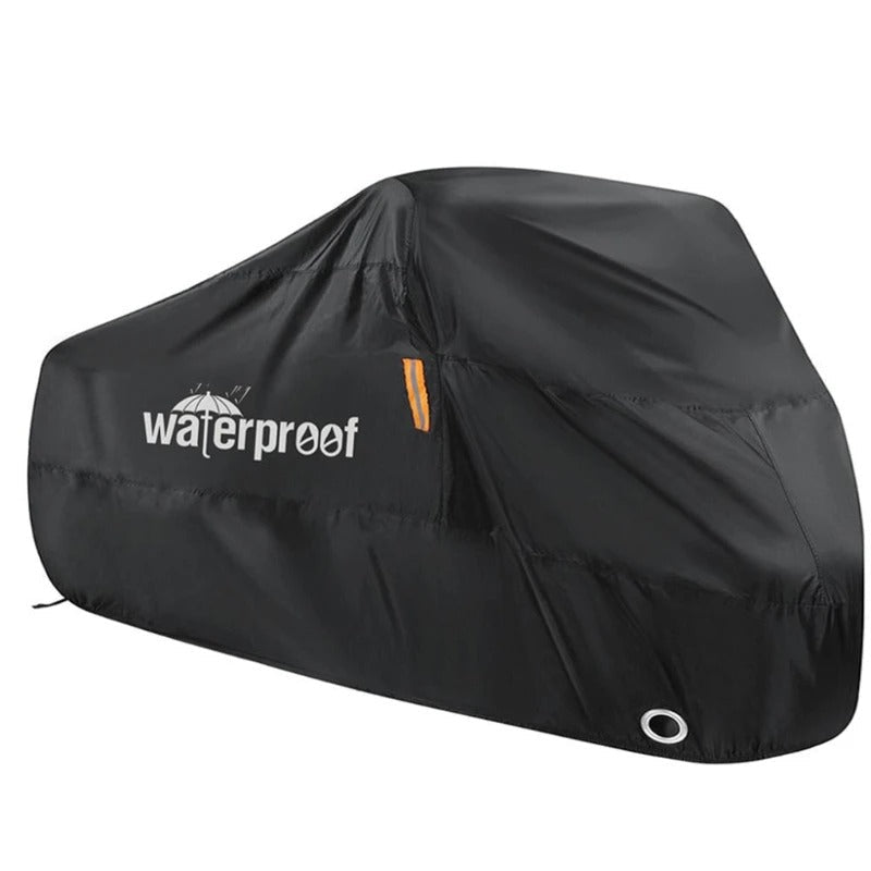 Durable outdoor bike cover, heavy-duty & waterproof. UV protection for all-weather bicycle storage.