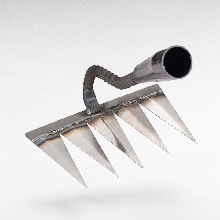 High-quality steel garden rake, the heavy-duty choice for all your garden weeding projects.