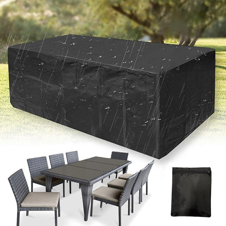 Keep patio furniture safe with this waterproof, heavy-duty outdoor cover. Weather-resistant garden protector.