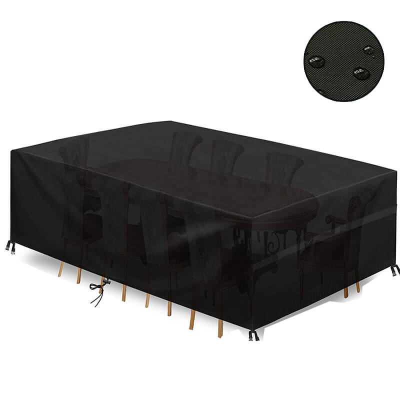 Premium heavy-duty waterproof outdoor furniture cover. Durable all-weather patio & garden protector.