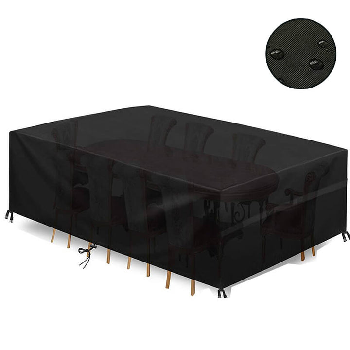 Premium heavy-duty waterproof outdoor furniture cover. Durable all-weather patio & garden protector.