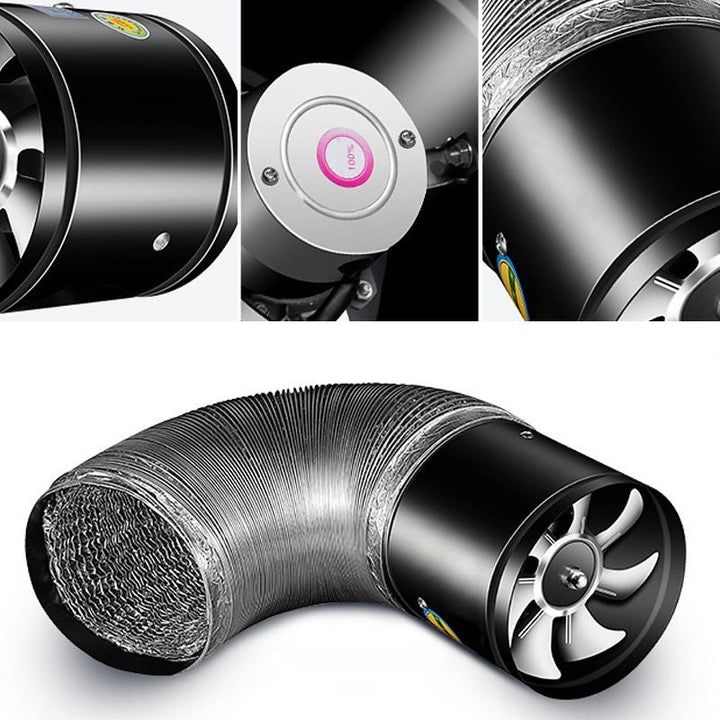 Durable exhaust fan with reinforced blades and copper motor for long-lasting, quiet air circulation.