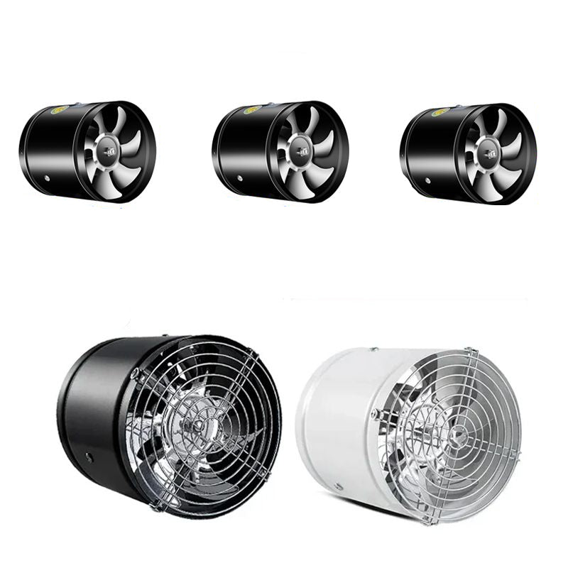 High-performance quiet exhaust fan with copper motor & reinforced blades for optimal ventilation.
